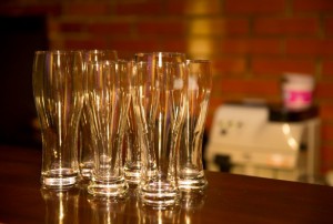 Empty glasses