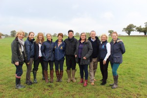 Dr Ellen Singer, Senior Lecturer in Equine Orthopaedics, representing the University at the project launch (fourth from left)