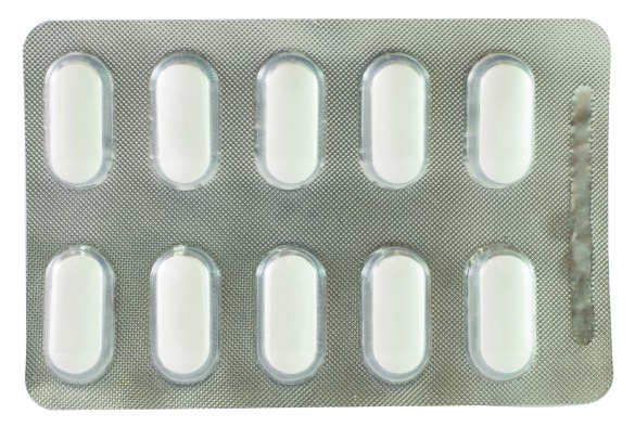 White tablet in blister pack