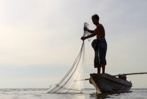 Traditional fisherman