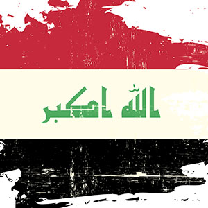 Iraq scratched Flag