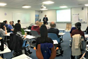 Professor Malcolm Jackson at the opening of the workshop