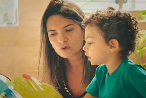 A child reading