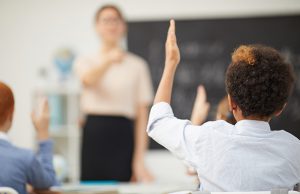 hildren working in the classroom