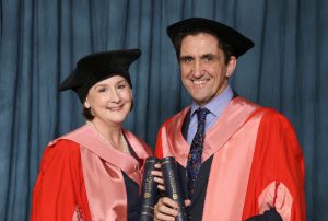 Heidi Thomas and Stephen McGann