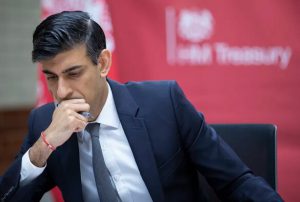 Rishi Sunak thinking