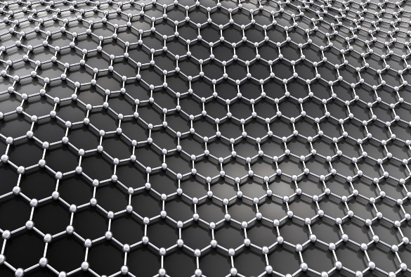 Abstract image depicting graphene structure
