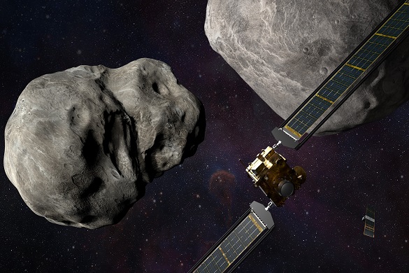 NASA experiment that intentionally crashed a spacecraft into an asteroid