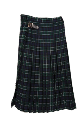 A picture of a tartan skirt owned by Sylvia Plath