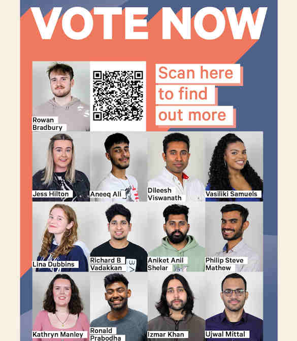 Student officer election candidates 2023