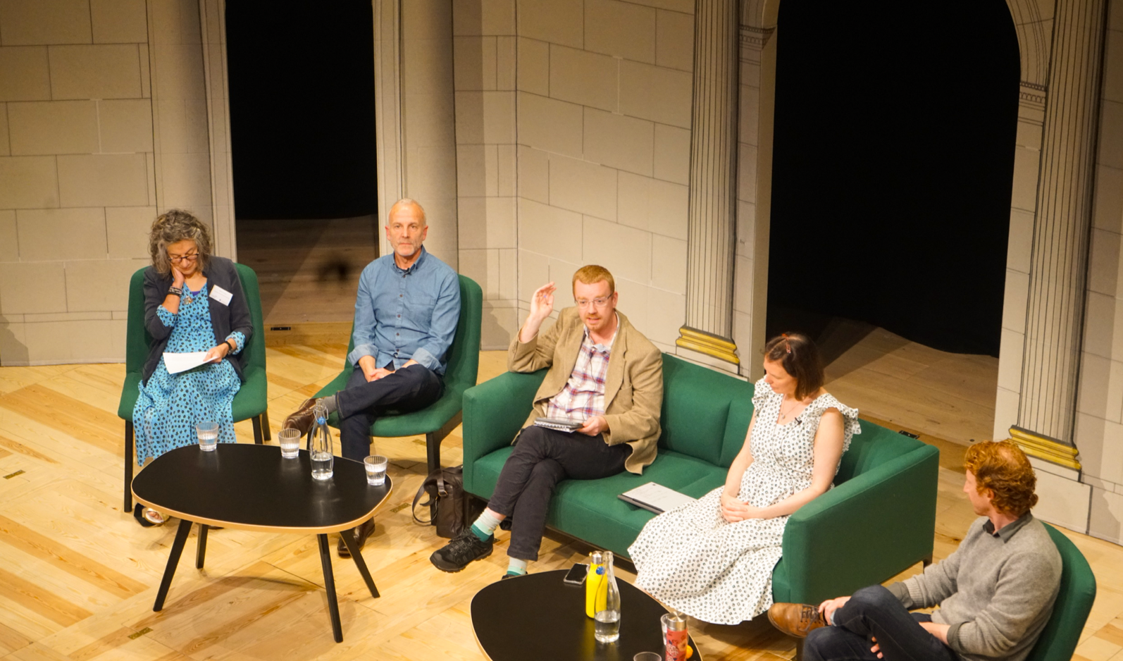 A roundtable at Shakespeare North playhouse