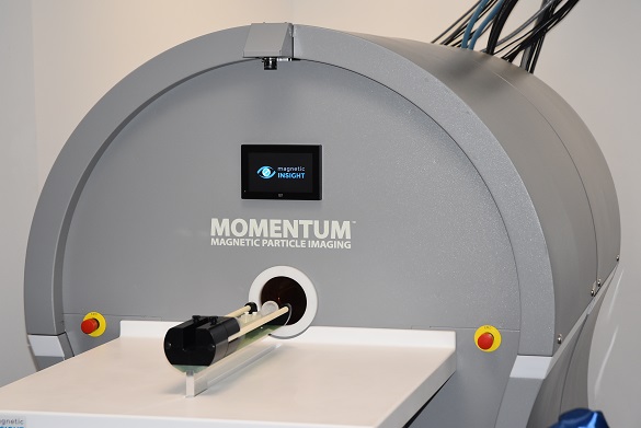 Photo of the Magnetic Particle Image scanner