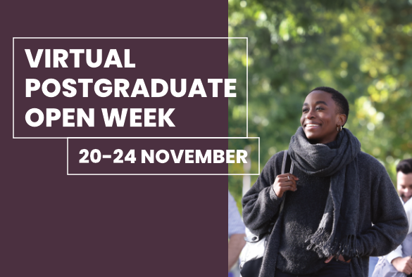 Virtual Postgraduate Study Open Week