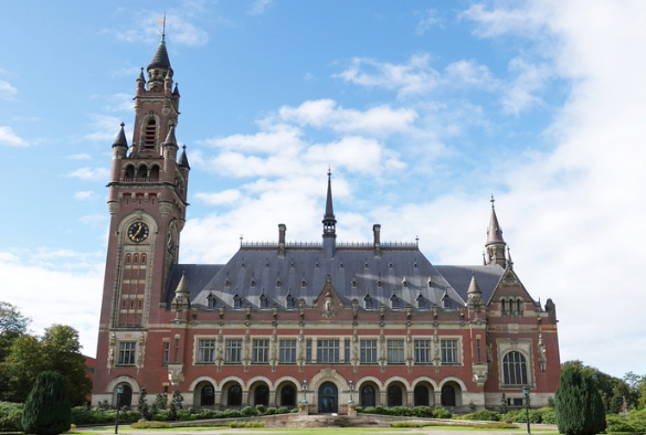 The International Court of Justice building in the Hague