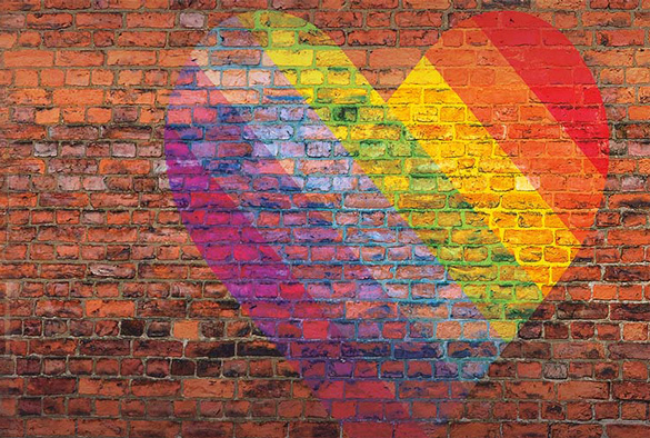 Rainbow Wall