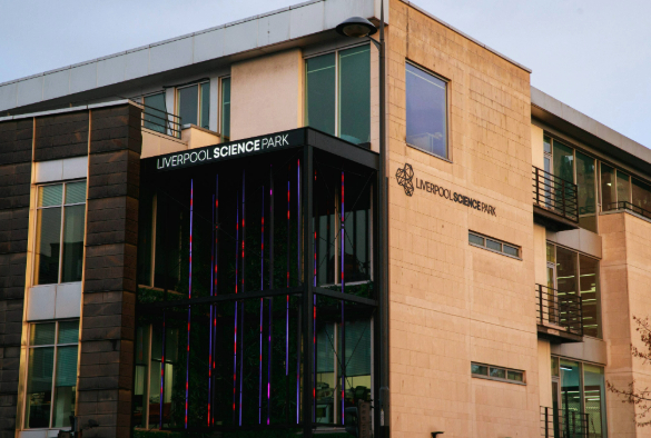 Exterior of Liverpool Science Park