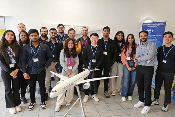 Management students visit Airbus