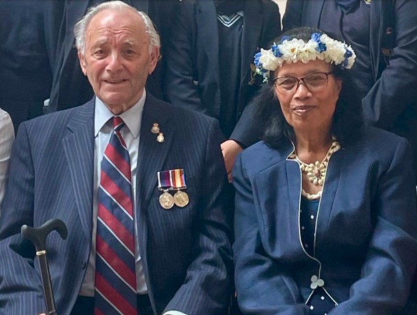 Derek Woolf and Terri Pollard