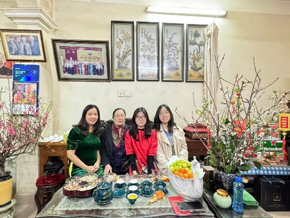 Students sitting at the table together