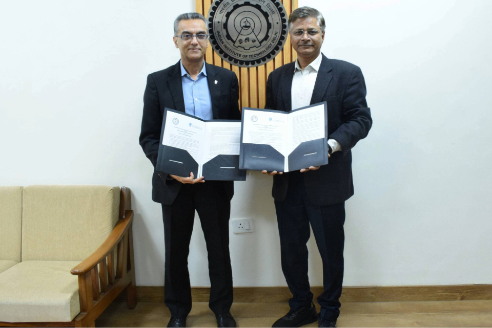 L-R Professor Tariq Ali and Professor Anil Verma