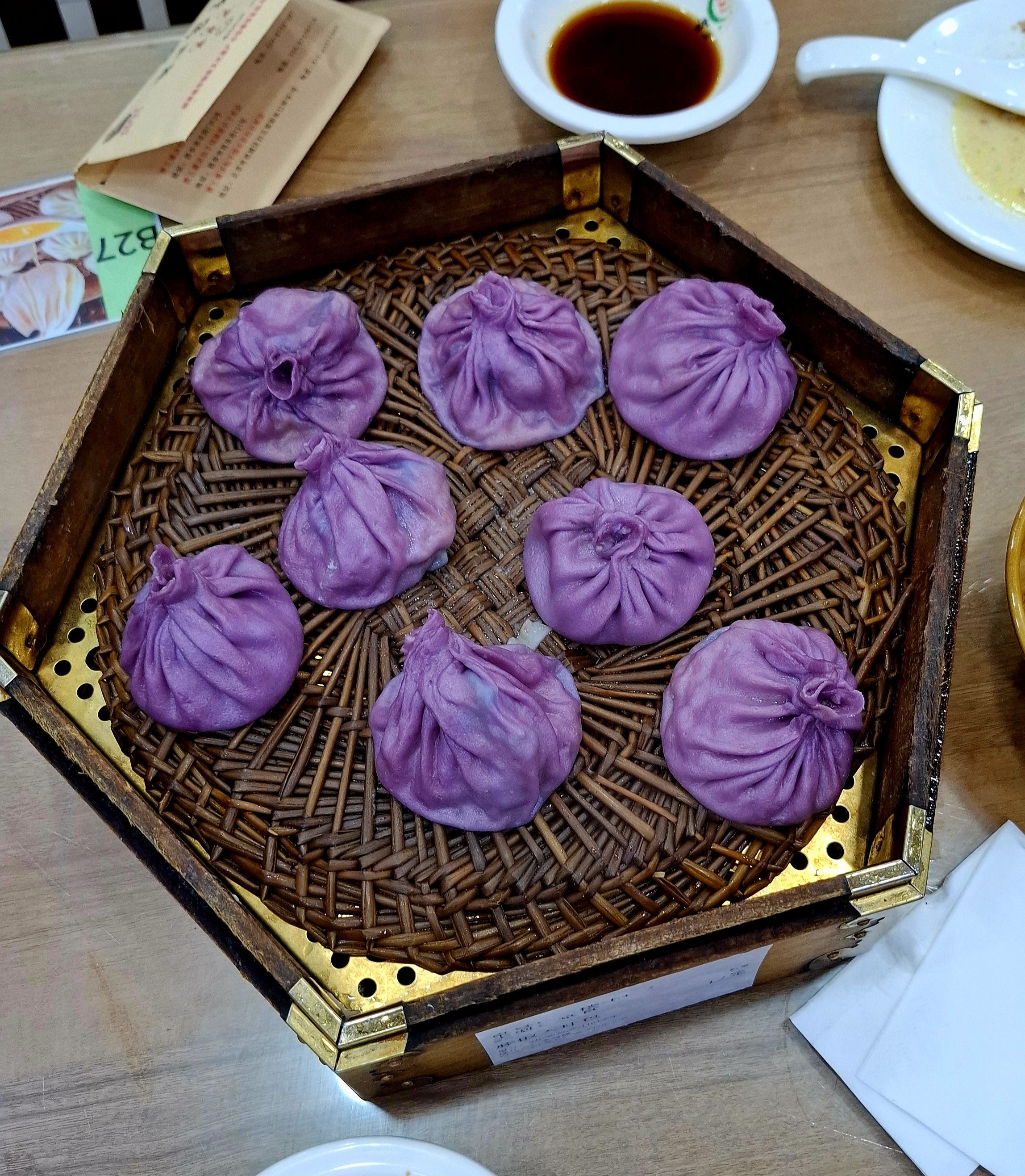 purple dumplings
